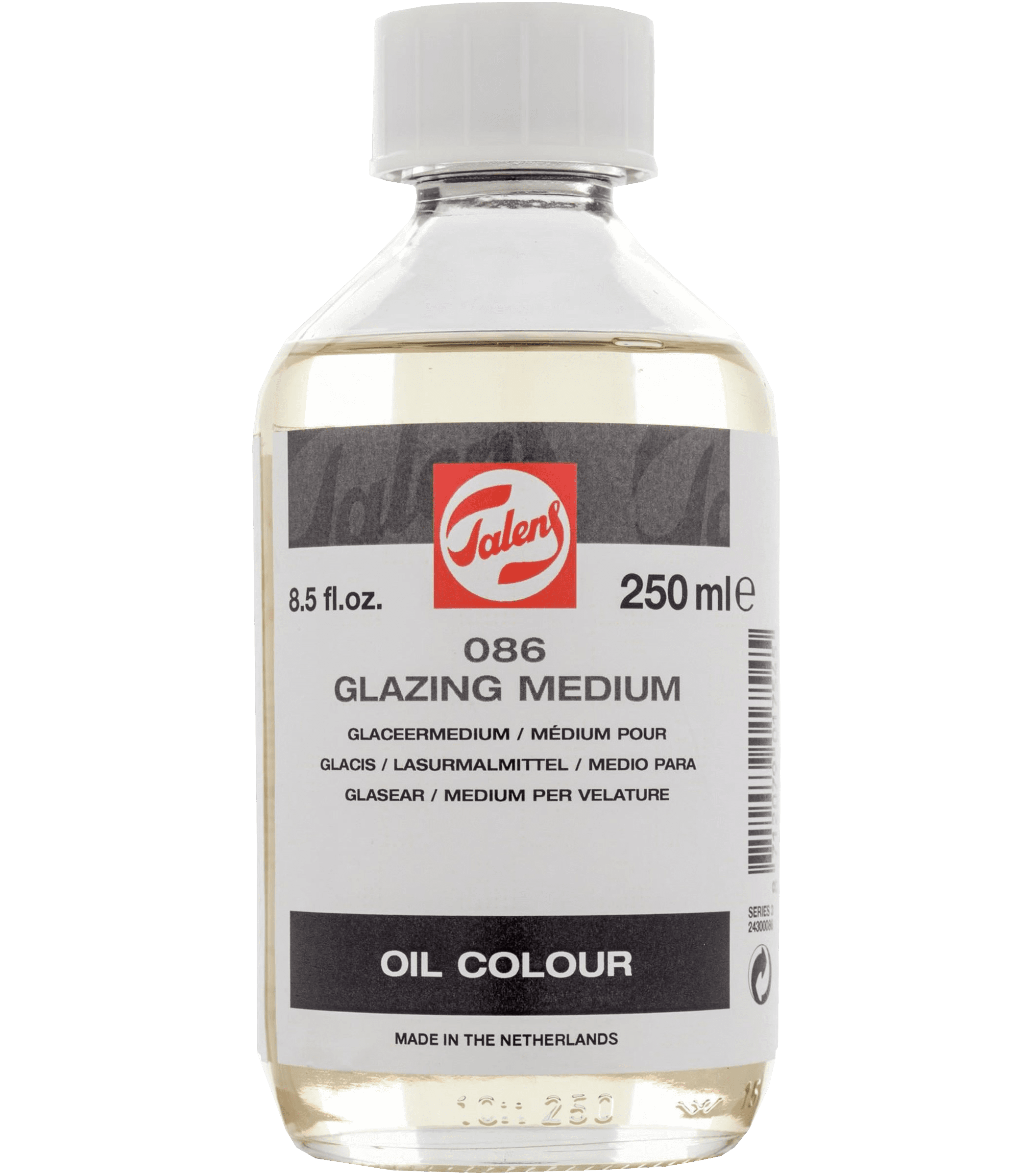 Talens olejové skleněné médium 086 - 250 ml