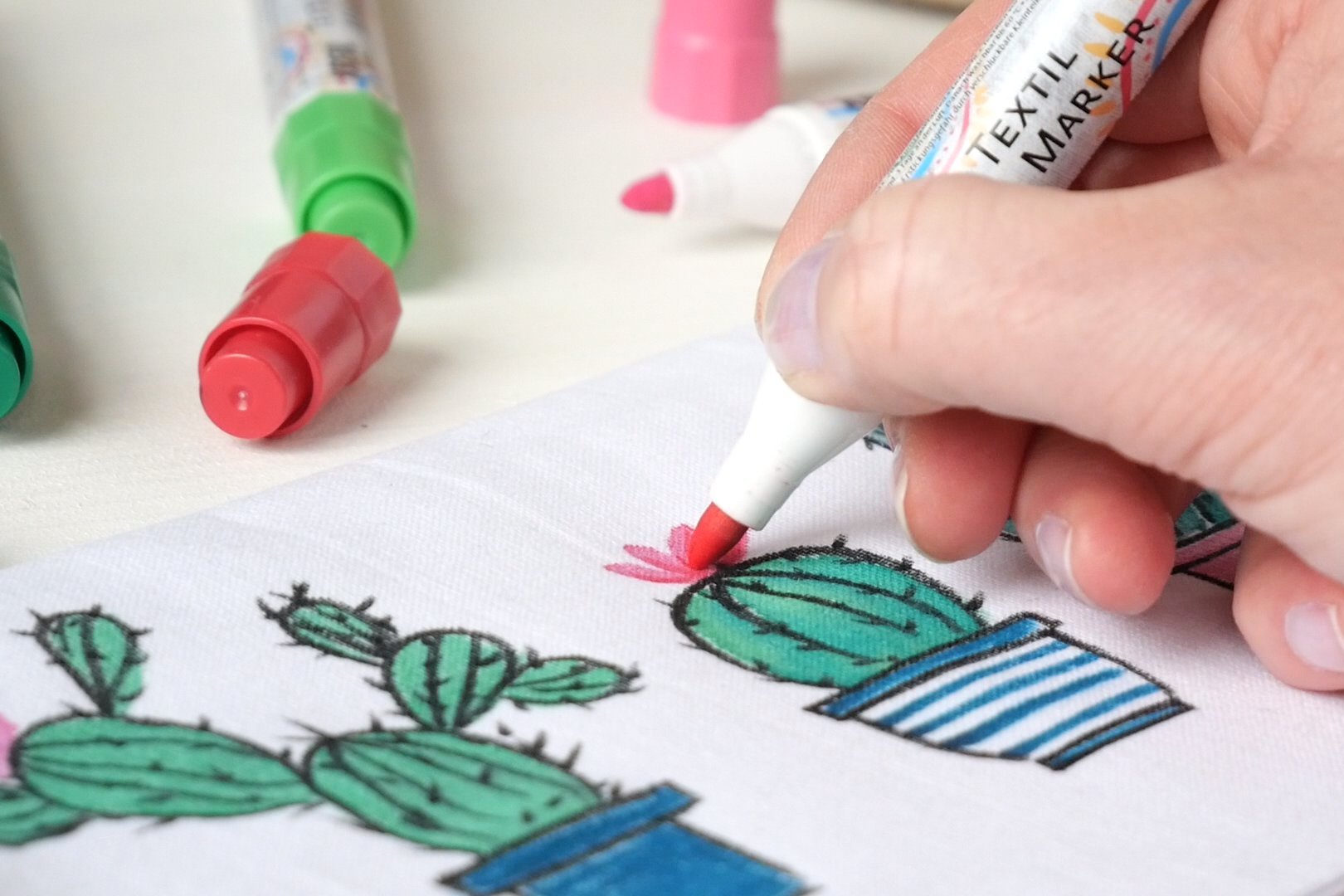 Sada fixů na textil Kreul Junior - 5ks