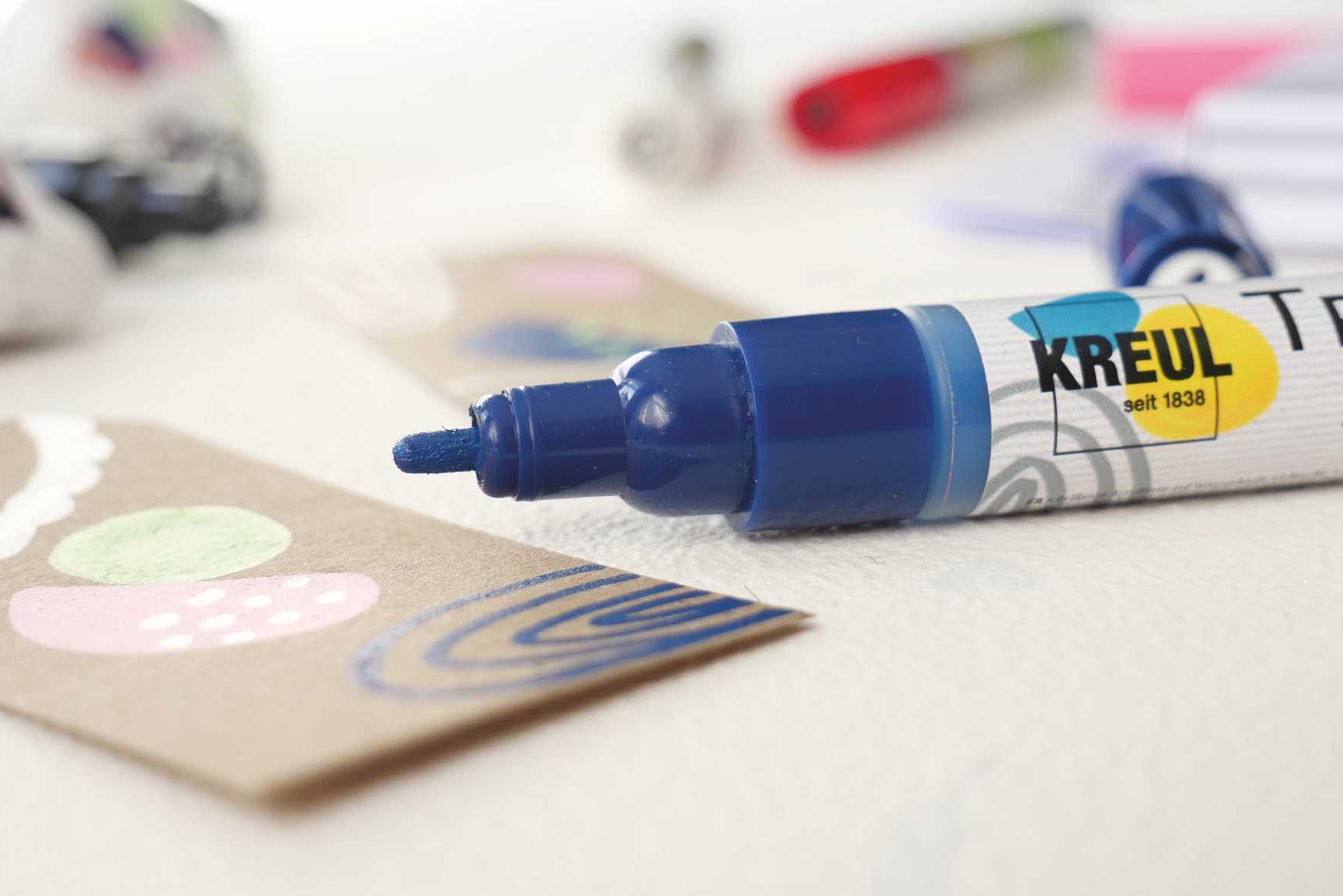 Sada akrylových markerů KREUL Triton medium - 6ks